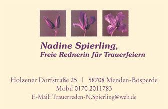 Visitenkarte Nadine Spierling